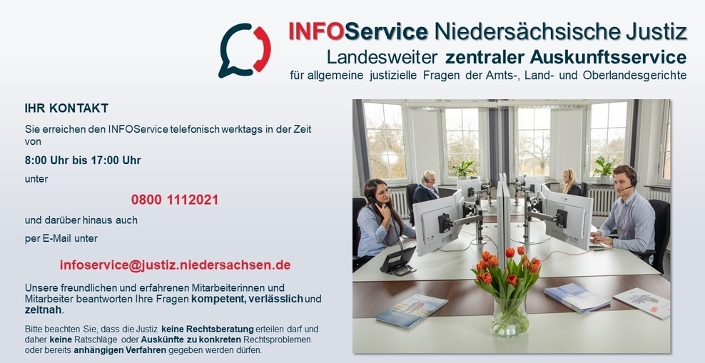 INFOService Niedersächsische Justiz